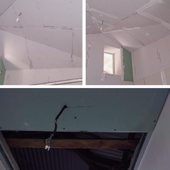 Pose de plafond placo Le Marin